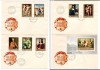 UNGARIA 1968, FDC, Arta, Pictura, Europa
