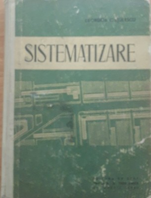 SISTEMATIZARE - GEORGETA CHITULESCU 1962 foto