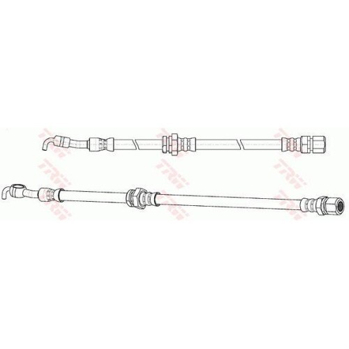 Furtun frana Chevrolet Lacetti (J200), Nubira (J100), punte spate, Stanga, TRW