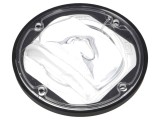 Lentilă LED rotundă silicon transparent neagră