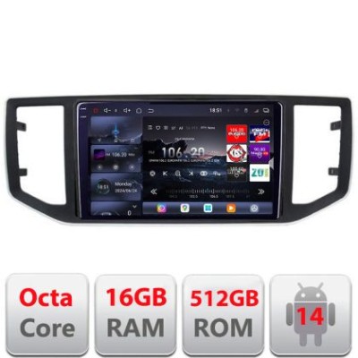 Navigatie vw crafter 2018- Edotec Kit-CRAFTER 8 core QLED 2K 16+512 360 Android Waze USB Navigatie Internet Youtube Radio CarStore Technology foto
