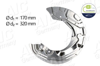 AIC 55739 Calitatea originală AIC protectie stropire,disc frana foto
