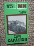 Muntii Capatanii: Ghid Turistic - Nae Popescu, Muntii Nostri #15, 1977, Bucuresti, Harta inclusa