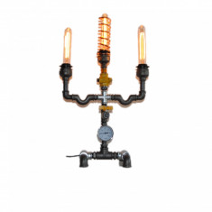 lampa sfesnic steampunkdesigncj, lampa steampunk, corp de iluminat foto