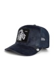 Goorin Bros șapcă de baseball velur Velour Lion culoarea bleumarin, 101-2353