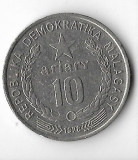 Moneda 10 ariary 1978, FAO - Madagascar, Africa, Nichel