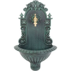 Chiuveta de gradina, aluminiu, verde, 37x19x61 cm, Strend Pro GartenVIP DiyLine foto