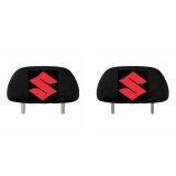 Set 2 huse tetiere negre, pentru gama auto SUZUKI