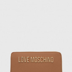 Love Moschino portofel femei, culoarea maro