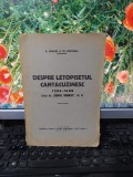 Despre Letopisețul Cantacuzinesc 1290-1688, Simache și Cristescu, Buzău 1942 192