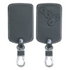 Husa Cheie Auto pentru Renault / Dacia - 4 Butoane - Keyless Go, Piele ecologica, Gri, 45656.73, Kwmobile