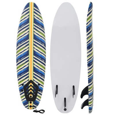 vidaXL Placă de surf, 170 cm, model frunză foto