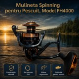 Mulineta Spinning pentru Pescuit, Model FH4000