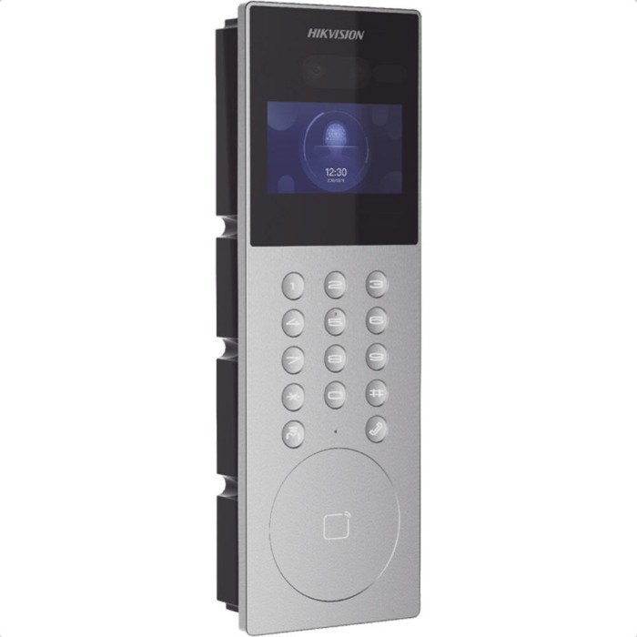 Videointerfon de exterior IP cu recunoastere faciala Hikvision DS- KD9203-E6,
