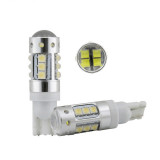 Cumpara ieftin Set , Becuri pozitie T10 16SMD epistar 2525 80W 12V Lumina : Alba