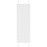 Jaluzea plisată alb 50x150 cm Lățime țesătură 49,4cm poliester