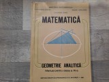 Matematica.Geometrie analitica.Manual pentru cls aXI a- Const.Udriste,Tomuleanu