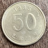 C50 - Moneda foarte veche - Coreea de Sud - 50 won - 1995