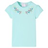 Tricou pentru copii, turcoaz deschis, 128
