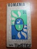 Harta Turistica Romania 1969 + Harta Bucuresti - Ghid Calatorie, Stare Buna, 96 pagini