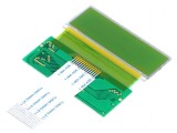 Afișaj LCD alfanumeric STN 16x2, dimensiuni 18,5x47x5,2mm