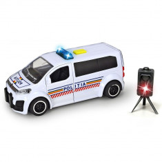 Masina de politie Dickie Toys Citroen SpaceTourer cu radar de viteza foto