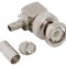 Conector BNC mufă tată unghi 90&deg; 50&Omega; lipire, crimpat PTFE