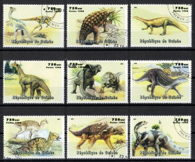 GUINEEA 1998 - Dinozauri / serie completa foto