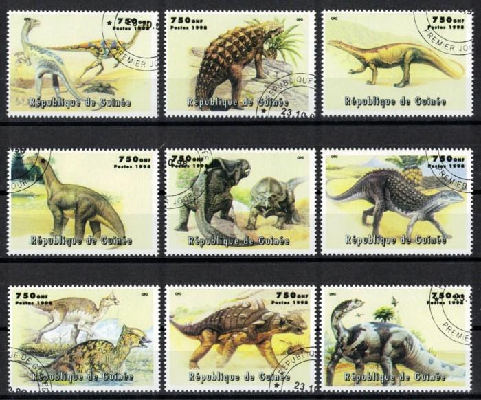GUINEEA 1998 - Dinozauri / serie completa