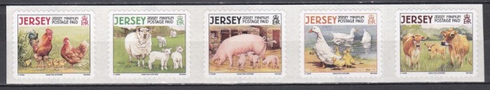 Jersey 2008 - Animale domestice - Autoadezive, MNH