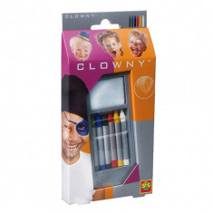 Set pictura pe fata - SES Clowny - 6 creioane foto
