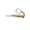 Cutit breloc N&deg;02, inox, 3,5cm, &quot;Tradition Inox&quot;, Stainless Steel - Opinel
