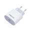 Incarcator priza 18W, incarcare rapida,1x USB-C - Alb