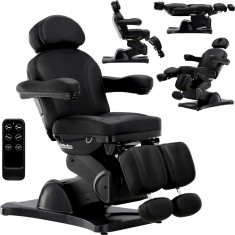 Scaun cosmetic electric pentru salonul de cosmetica pedicure reglare 5 cilindrilor Miles foto