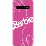 Husa silicon pentru Samsung Galaxy S10 Plus, Barbie