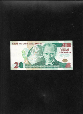 Turcia 20 lire 2005 seria51237986 foto