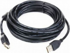 CABLU USB GEMBIRD prelungitor, USB 2.0 (T) la USB 2.0 (M), 1.8m, premium, foto