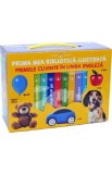 Cumpara ieftin Bebe invata. Prima mea biblioteca ilustrata: Primele cuvinte in limba engleza. Cutie 8 carticele