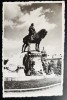 Kolozsvar Cluj 1943 ? - Statuia lui Matei Corvin - Matyas kiraly szobor, fotografie, circulata la Budapesta, timbru intact, stampila partial lizibilaa, Necirculata, Cluj Napoca