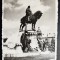 Kolozsvar Cluj 1943 ? - Statuia lui Matei Corvin - Matyas kiraly szobor, fotografie, circulata la Budapesta, timbru intact, stampila partial lizibilaa