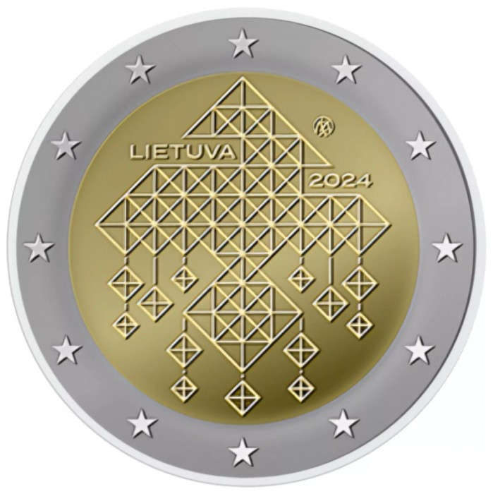 Lituania 2 euro 2024 comemorativ UNC