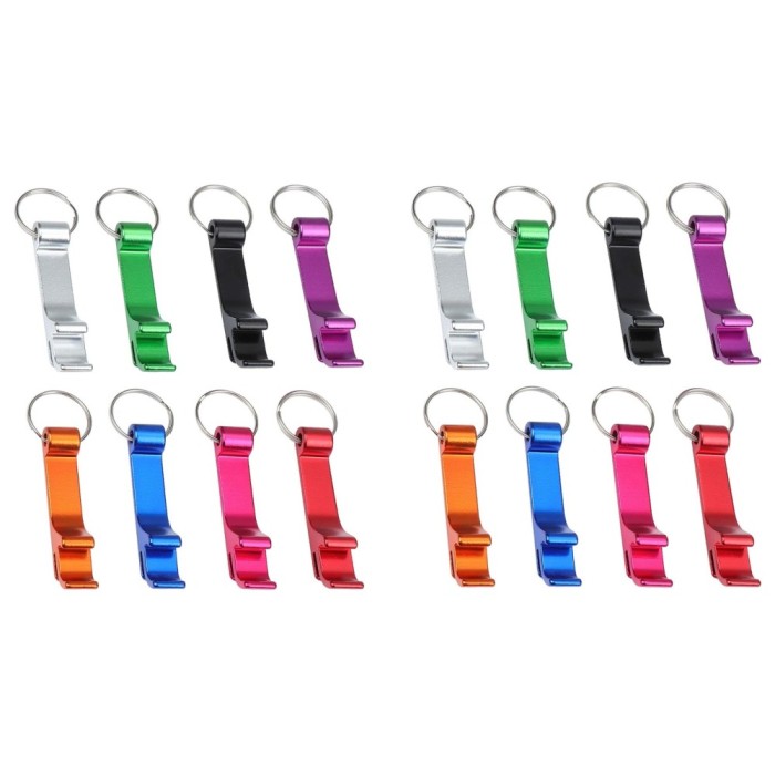 Set 16 desfacatoare pentru capace, 8.2 cm, aluminiu, multicolor