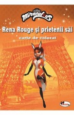 Rena Rouge si prietenii sai. Carte de colorat