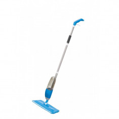 Mop super easy spray Vanora, 126 x 38 x 12 cm, rezervor detasabil, 600 ml, maner metalic, Albastru