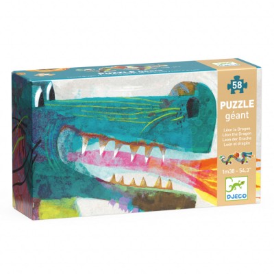 Puzzle gigant Leon dragonul, Djeco foto