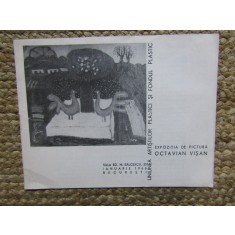 Octavian Vișan, catalog, Expoziția de pictură, ian. 1966, București