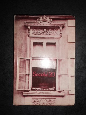 REVISTA SECOLUL 20 (numarul 4-5-6, anul 1990) foto