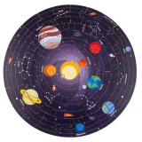 Puzzle de podea 360&deg; Sistemul solar, 50 piese, dezvolta abilitati kinestezice, piese mari, BigJigs Toys