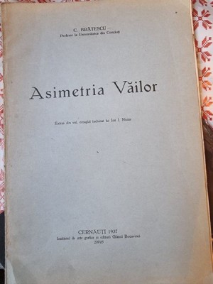 C. Bratescu - Asimetria Vailor foto