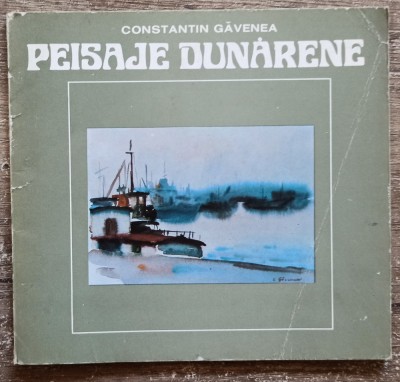Constantin Gavenea, peisaje dunarene// 1982 foto